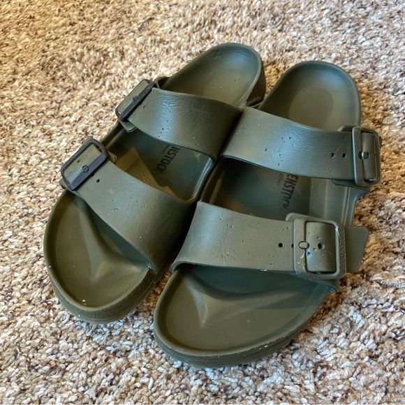 Birkenstock Shoes - Birkenstock Essentials Eva Arizona Size 40 Forest Green